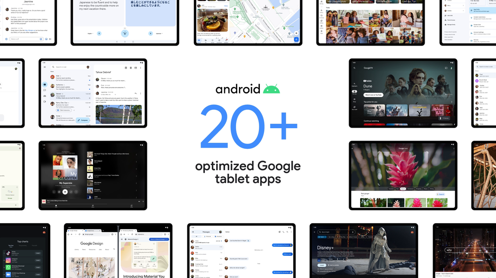 20 aplicaciones optimizadas para tabletas Android