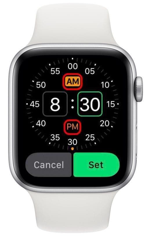 Configurar la alarma de Apple Watch para que vibre 