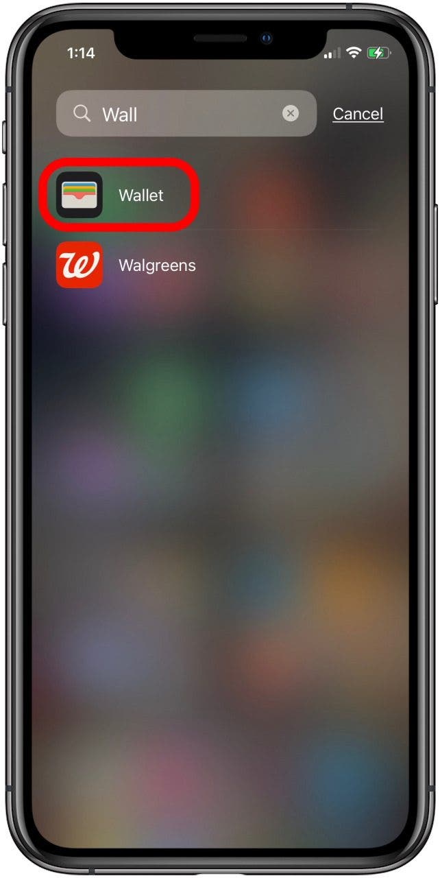 use la aplicación de billetera para usar Apple Pay en la tienda en Walgreens