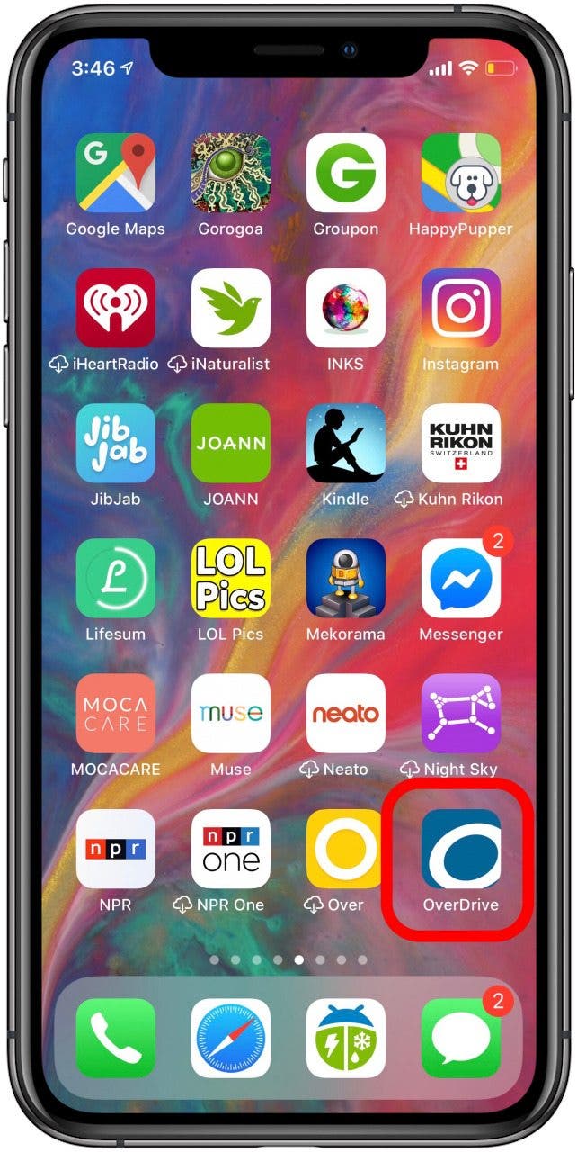 pantalla de inicio del iphone 11