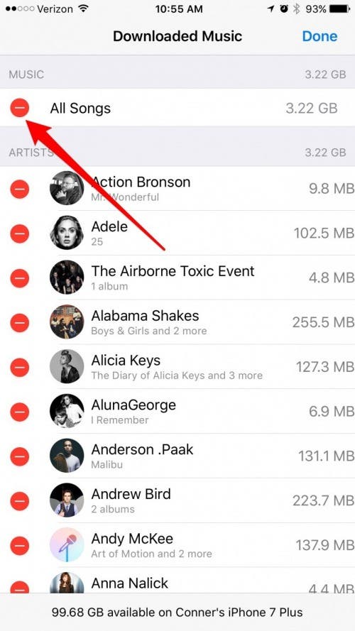 Cómo eliminar música del iPhone usando iTunes