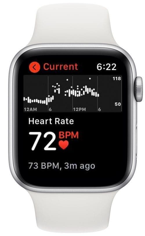 Ritmo cardíaco objetivo del Apple Watch