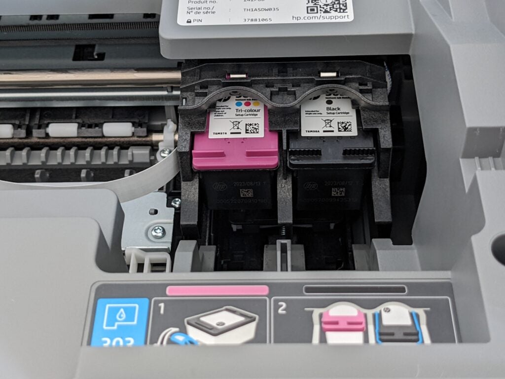Una mirada a los cartuchos dentro de la impresora