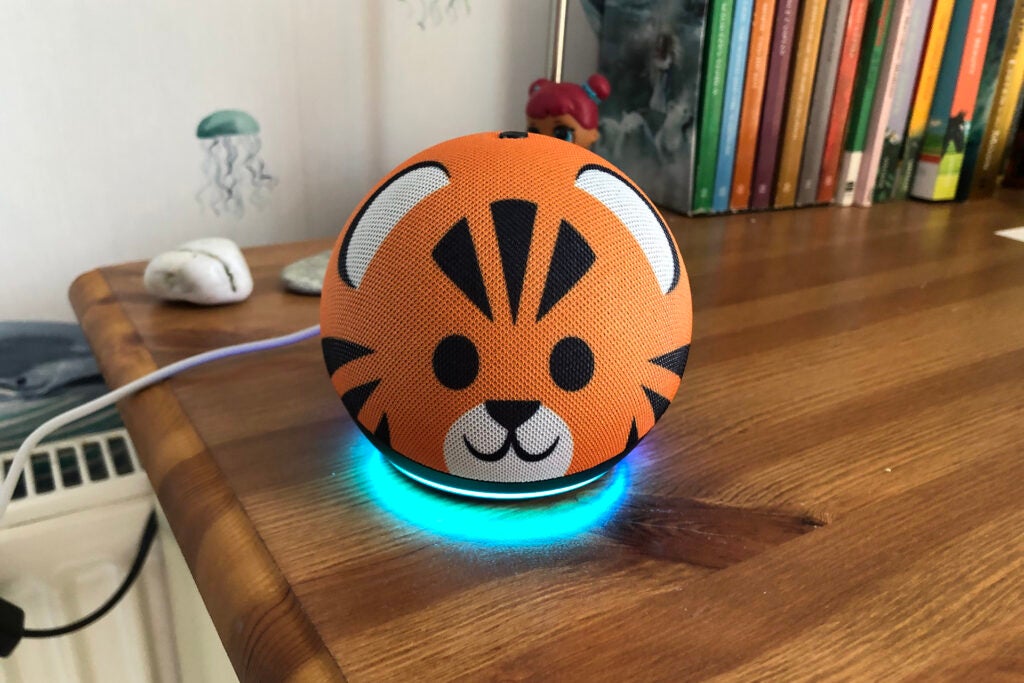 Amazon Echo Dot (4.ª generación) Tigre para niños
