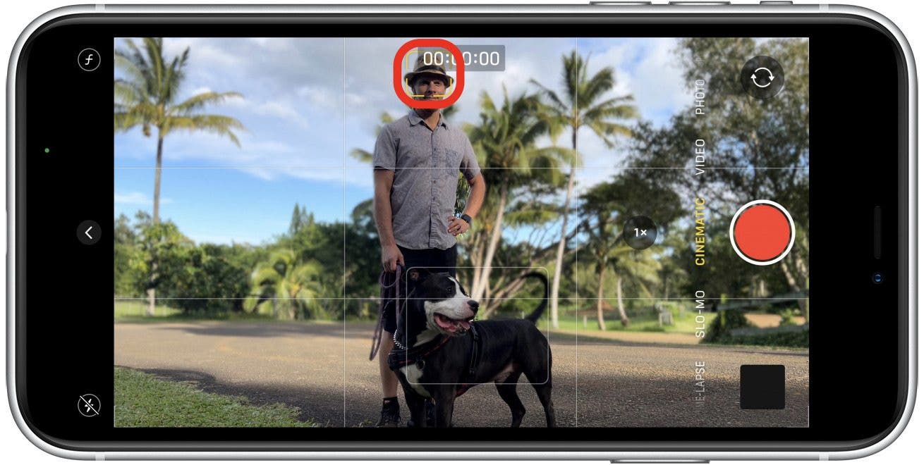 Toque el sujeto una vez para enfocarlo: cómo enfocar un video en iPhone