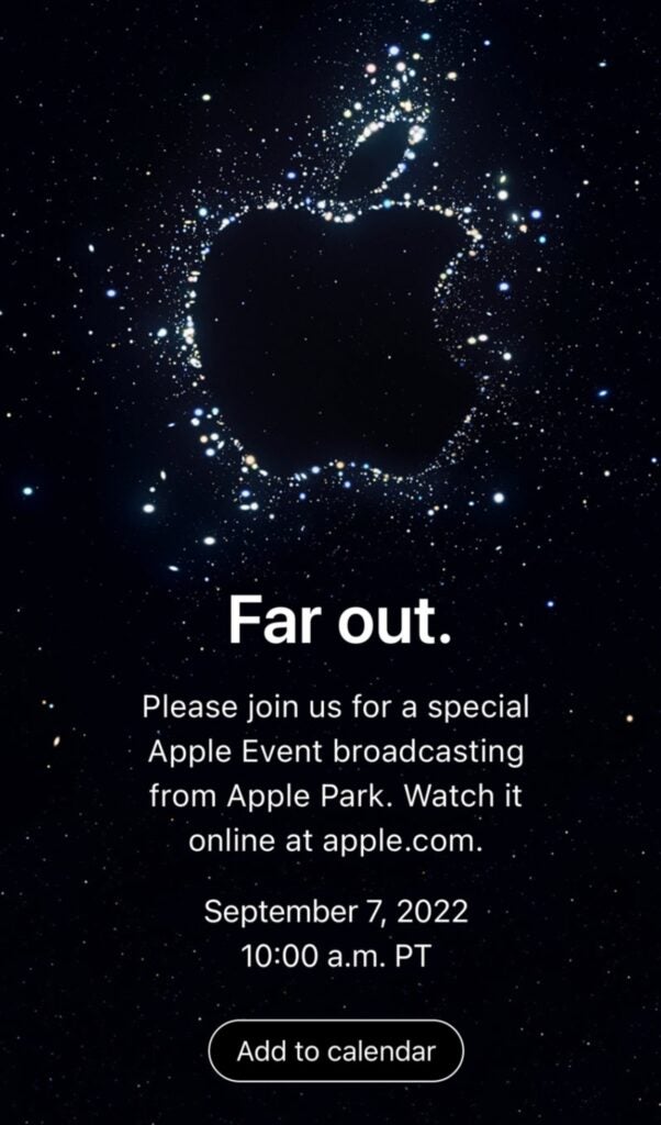 Evento de Apple 7 de septiembre