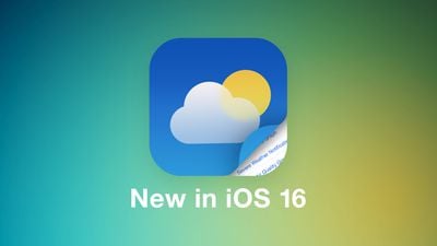 Función de guía meteorológica de iOS 16