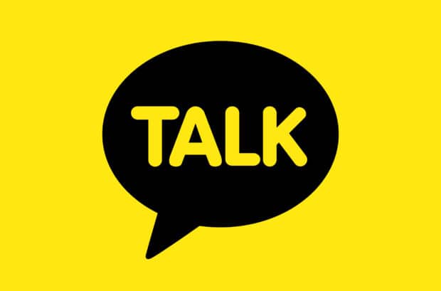 KakaoTalk bocadillo de diálogo amarillo Talk logo