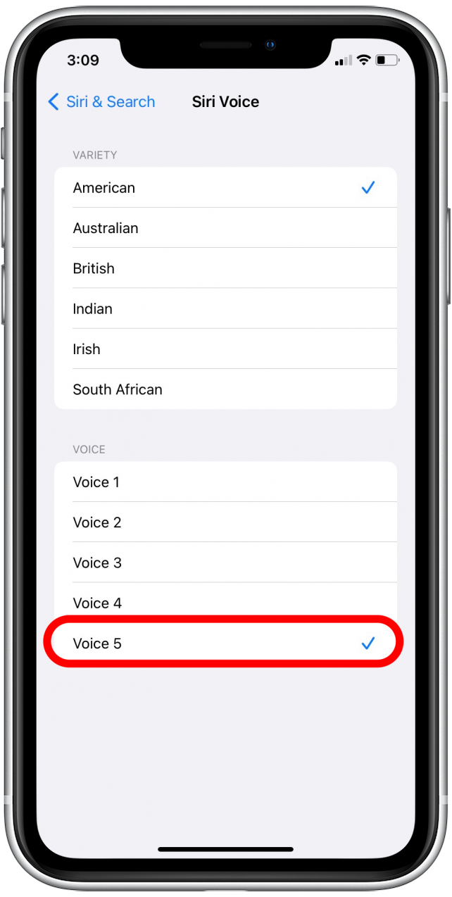 Siri Voz 5