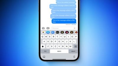 Función de mensajes editables de iPhone 13