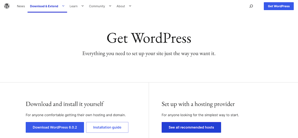 Precios de WordPress.org