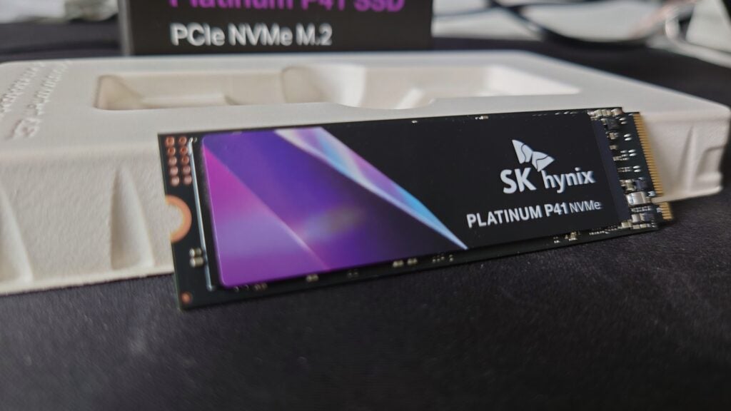 El diseño del SSD SK Hynix Platinum P41 Gen 4.0 NVMe 