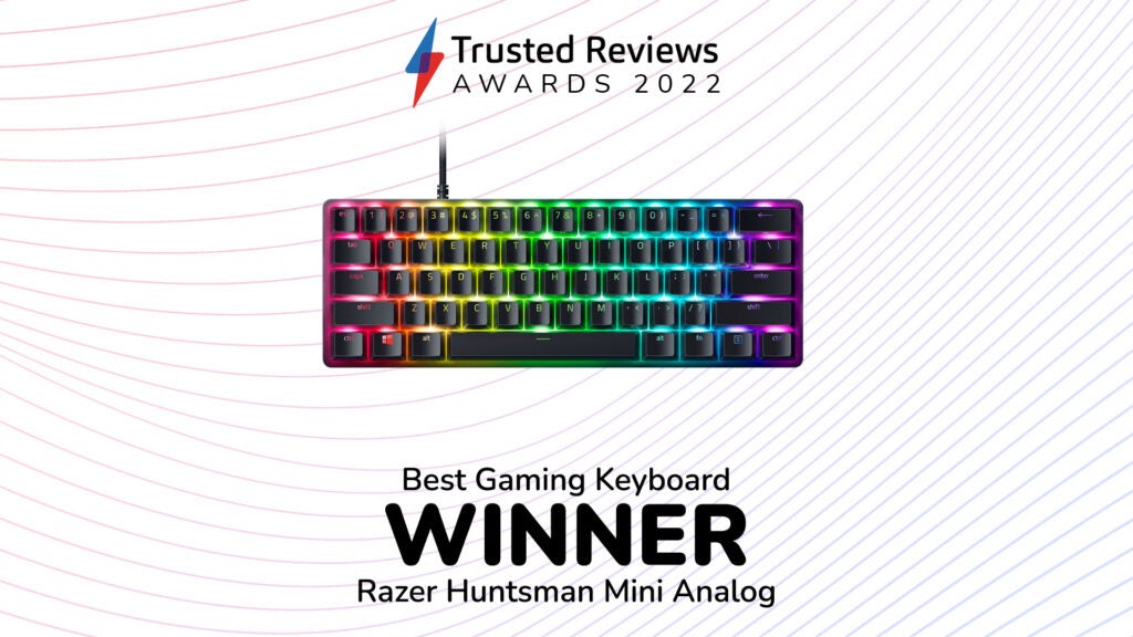 Ganador del mejor teclado para juegos: Razer Huntsman Mini Analog