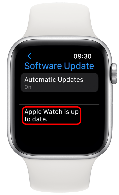 Actualice su Apple Watch a la última versión de watchOS