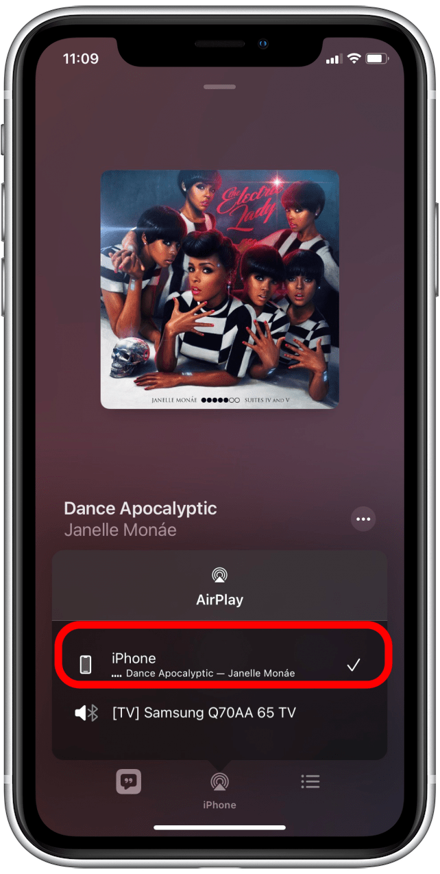 Cómo deshabilitar AirPlay desde un dispositivo iPhone en Apple Music