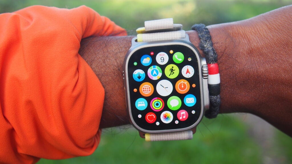 Pantalla de la aplicación Apple Watch Ultra