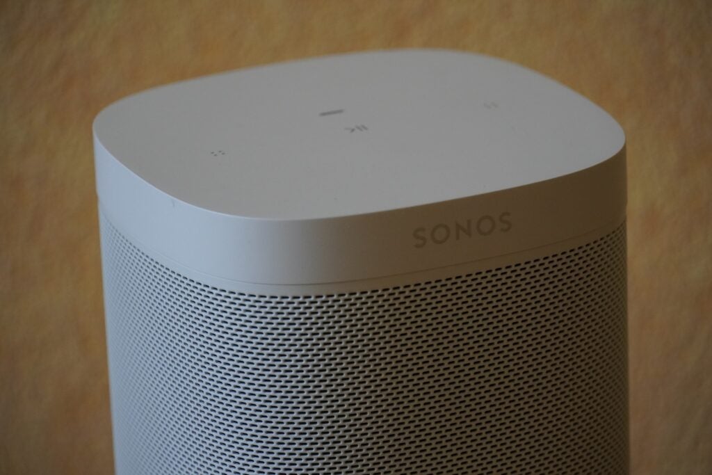 Controles de diseño de Sonos One SL