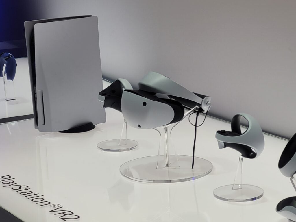PlayStation VR 2 en exhibición por la PS5