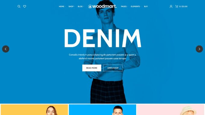 Woodmart es uno de los mejores temas de moda de WooCommerce.
