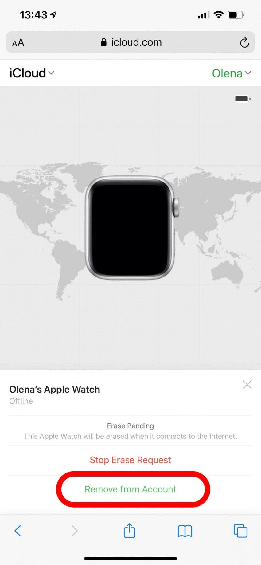 Vuelva a emparejar su Apple Watch con su iPhone