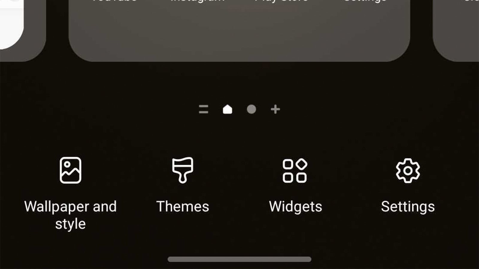 Iconos de la aplicación Samsung Galaxy S23