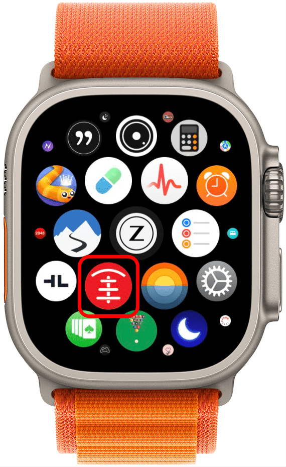 Ahora, abra la aplicación Watch para Tesla en su Apple Watch.