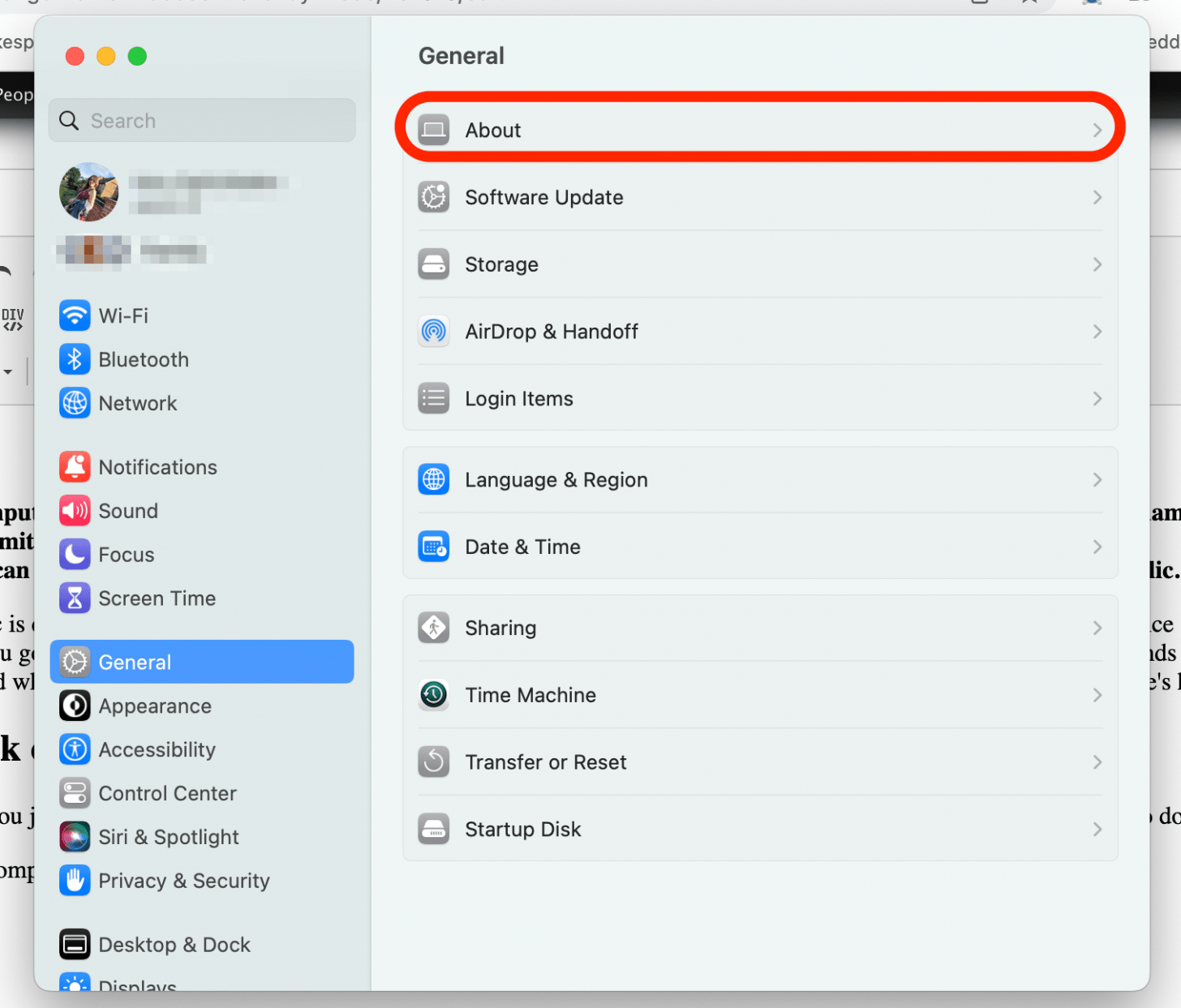 haga clic en cambiar el nombre en la computadora mac
