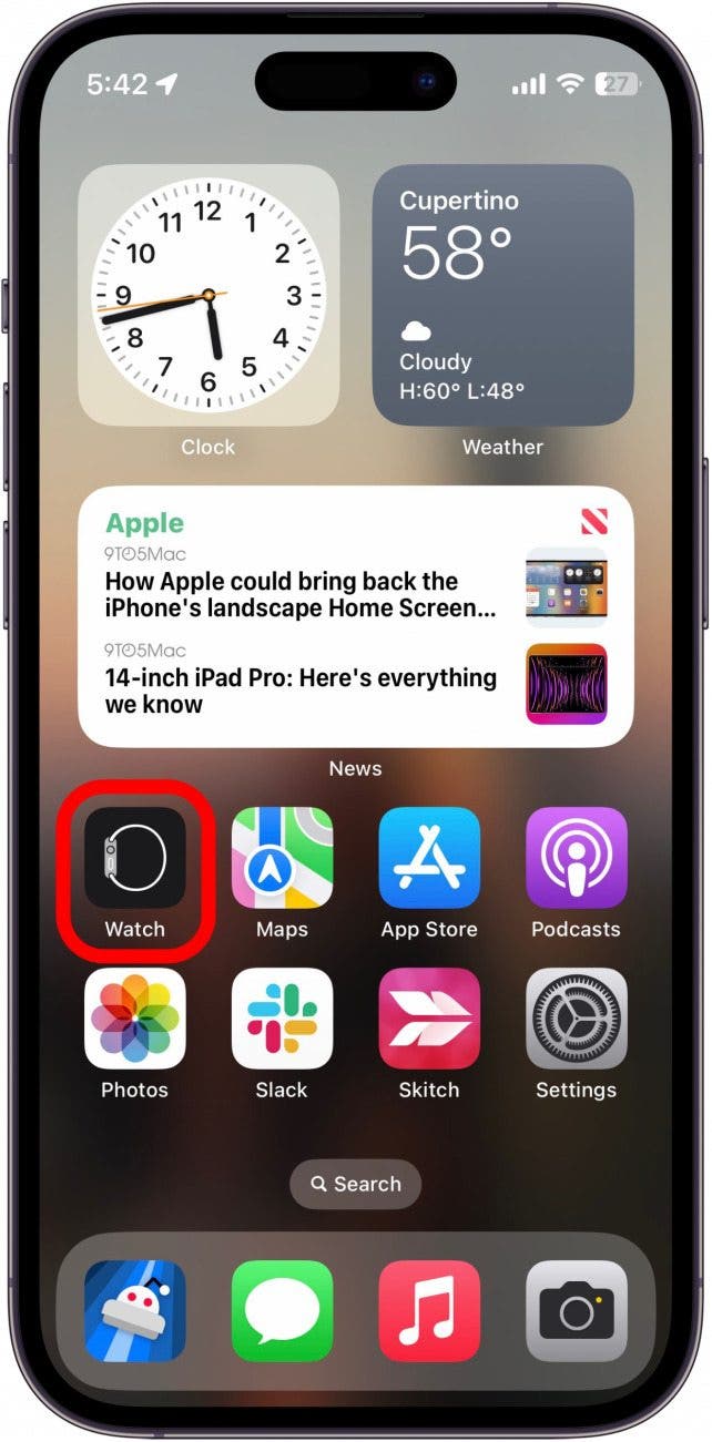En primer lugar, debe asegurarse de que Apple Pay esté habilitado en su Apple Watch.  En su iPhone, abra la aplicación Watch.