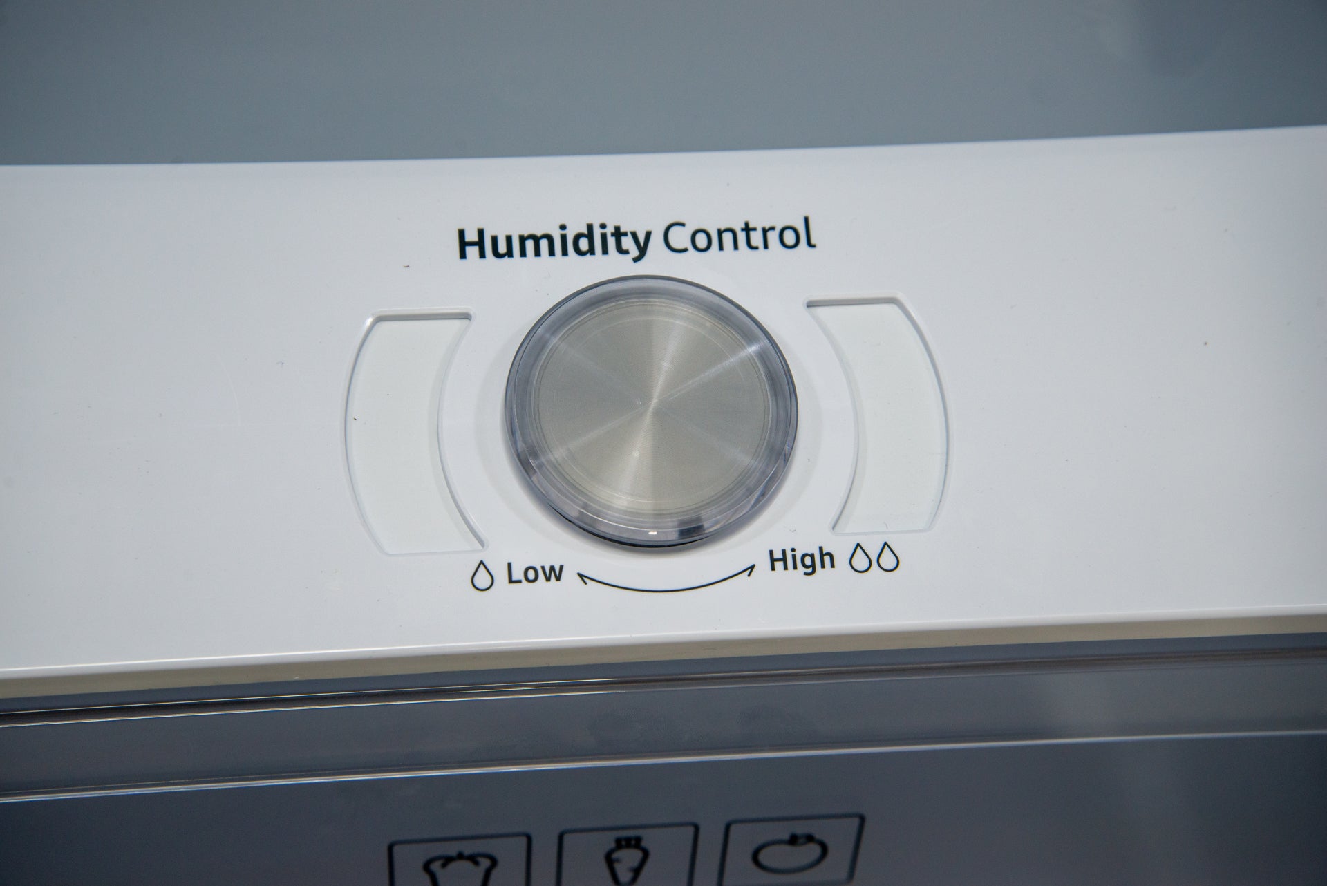 Samsung Bespoke RR39A74A3CS Control de humedad del refrigerador alto de una puerta