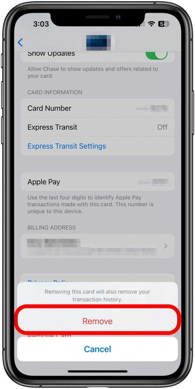 Cómo eliminar el historial de transacciones de Apple Pay