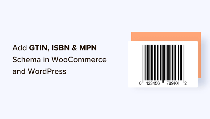 Agregar el esquema GTIN, ISBN y MPN en WooCommerce y WordPress