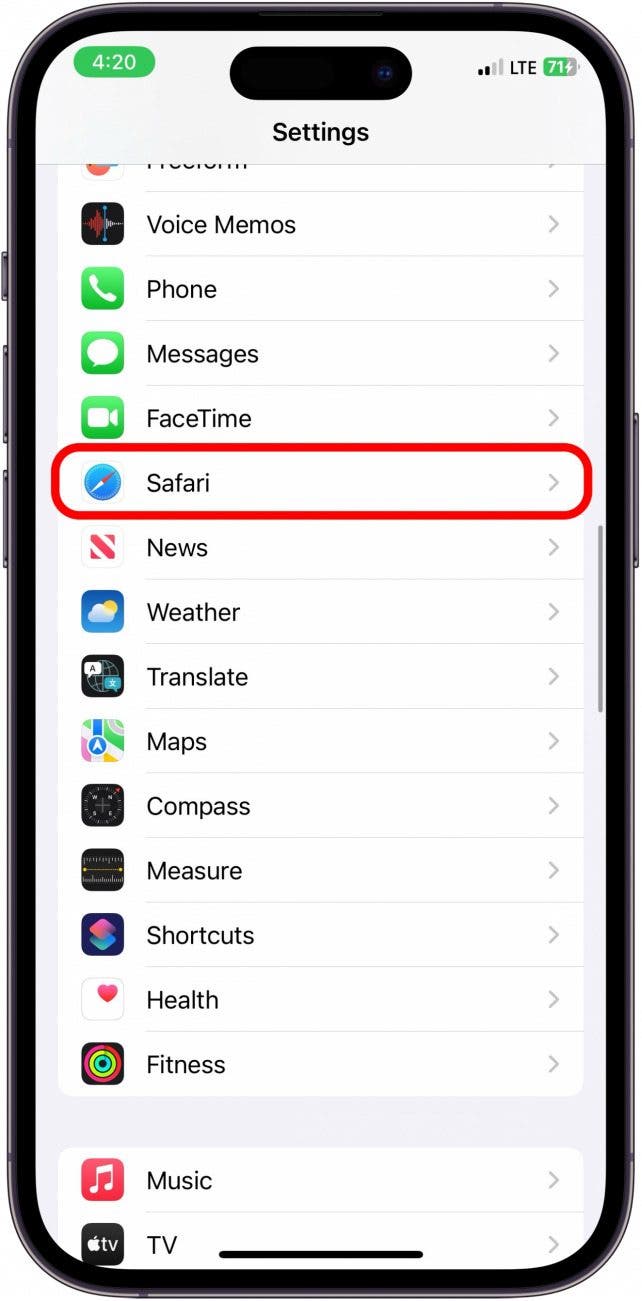 cómo bloquear safari en iphone