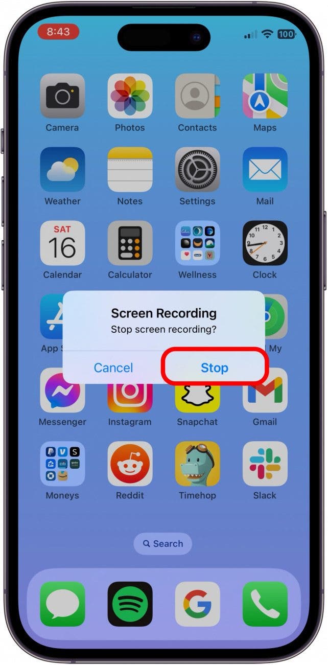 ¿Cuánto tiempo puede durar la grabación de pantalla en el iPhone?