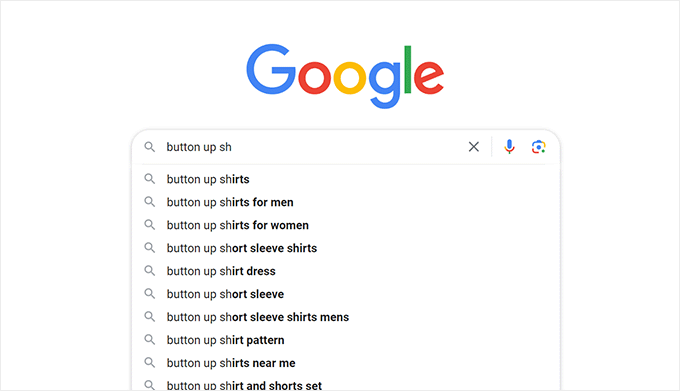 Sugerencias de búsqueda