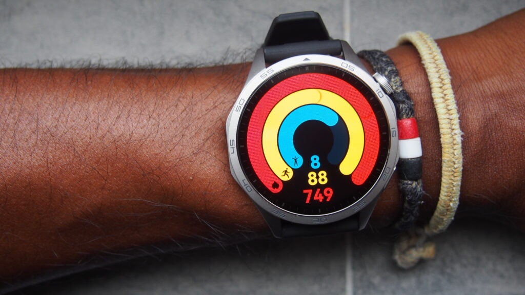 El Huawei Watch GT 4 utiliza un sistema de anillos fácil de entender para hacer ejercicio