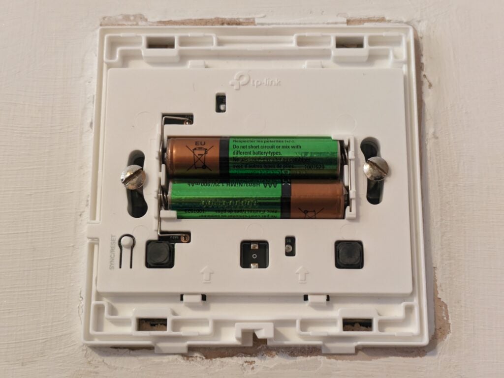 TP-Link Tapo S220 Interruptor de Luz Inteligente baterías recargables