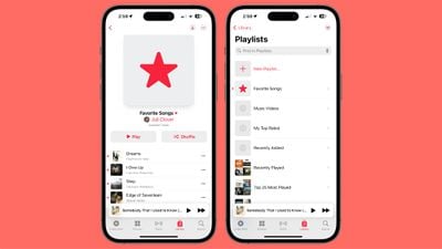 listas de reproducción favoritas de música de Apple