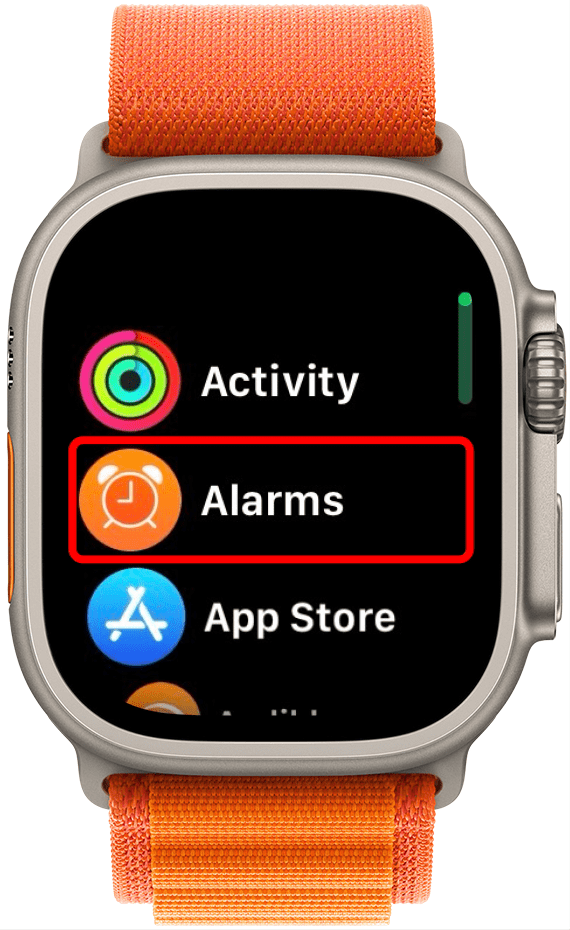 desactivar la alarma en el apple watch