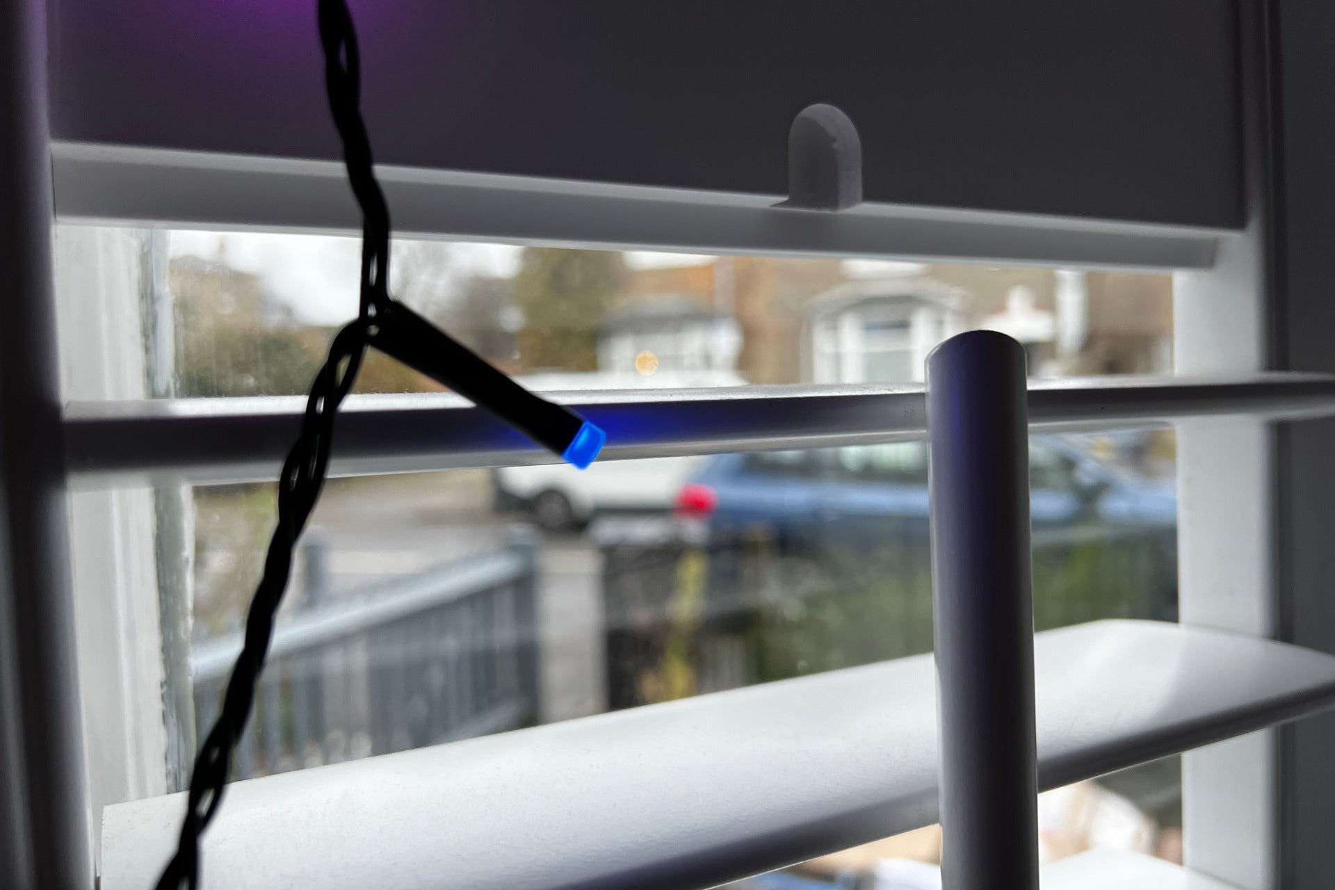 Instalación de luces navideñas inteligentes Nanoleaf Matter