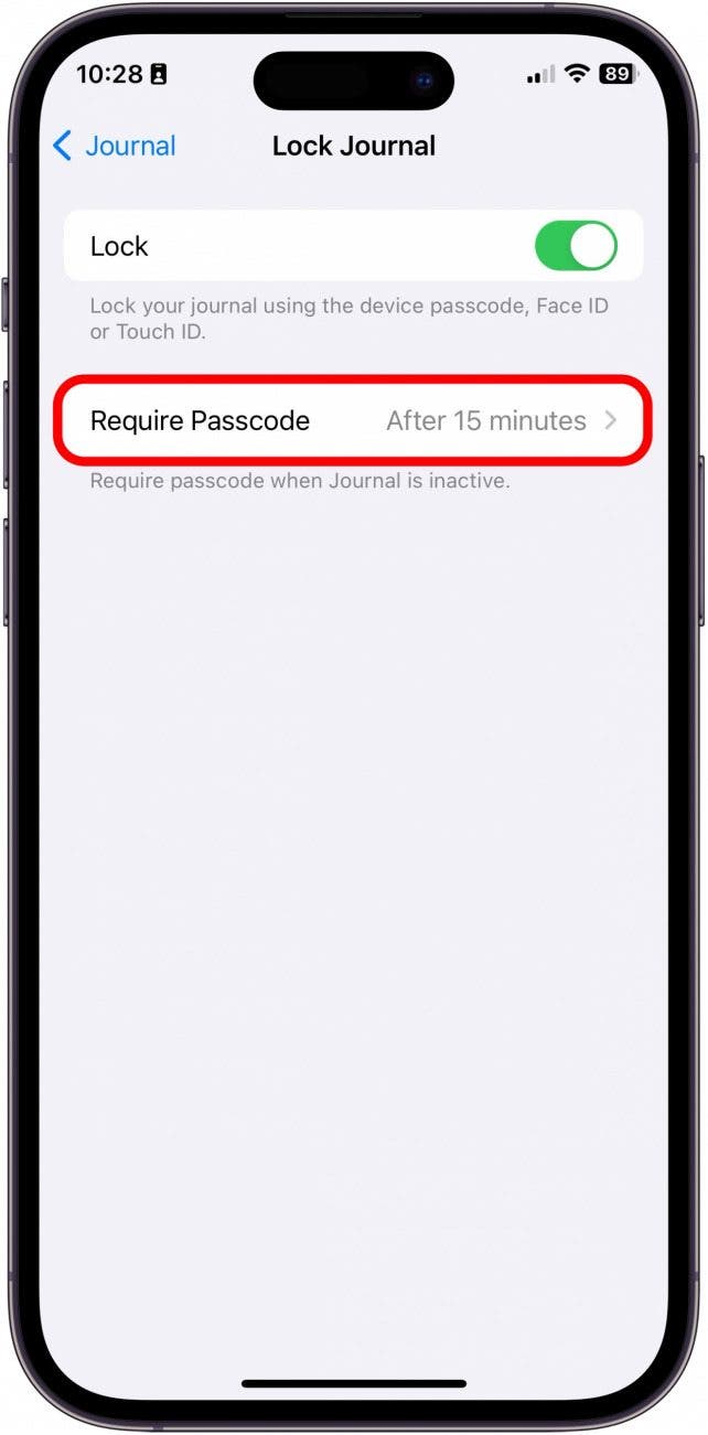 aplicación de diario para iphone