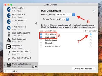 cómo compartir audio de mac entre dos pares de auriculares bluetooth04