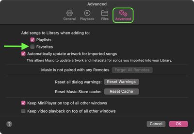 aplicación mac2 de música de Apple