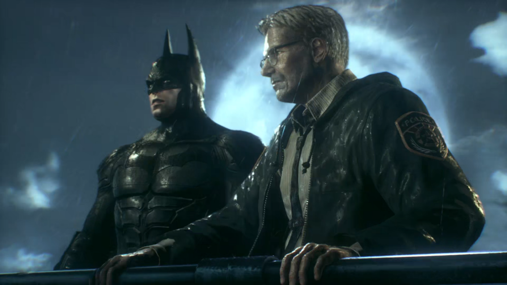 Captura de pantalla de Batman: Arkham Knight a través de Xbox Game Pass Ultimate juego en la nube