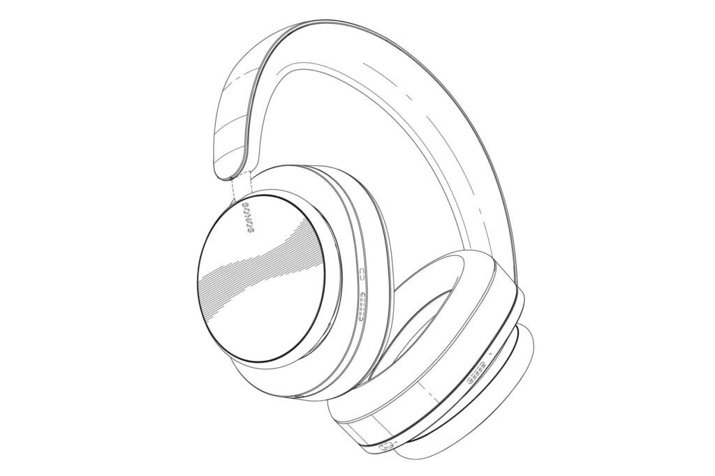 Diseño de patente de auriculares Sonos