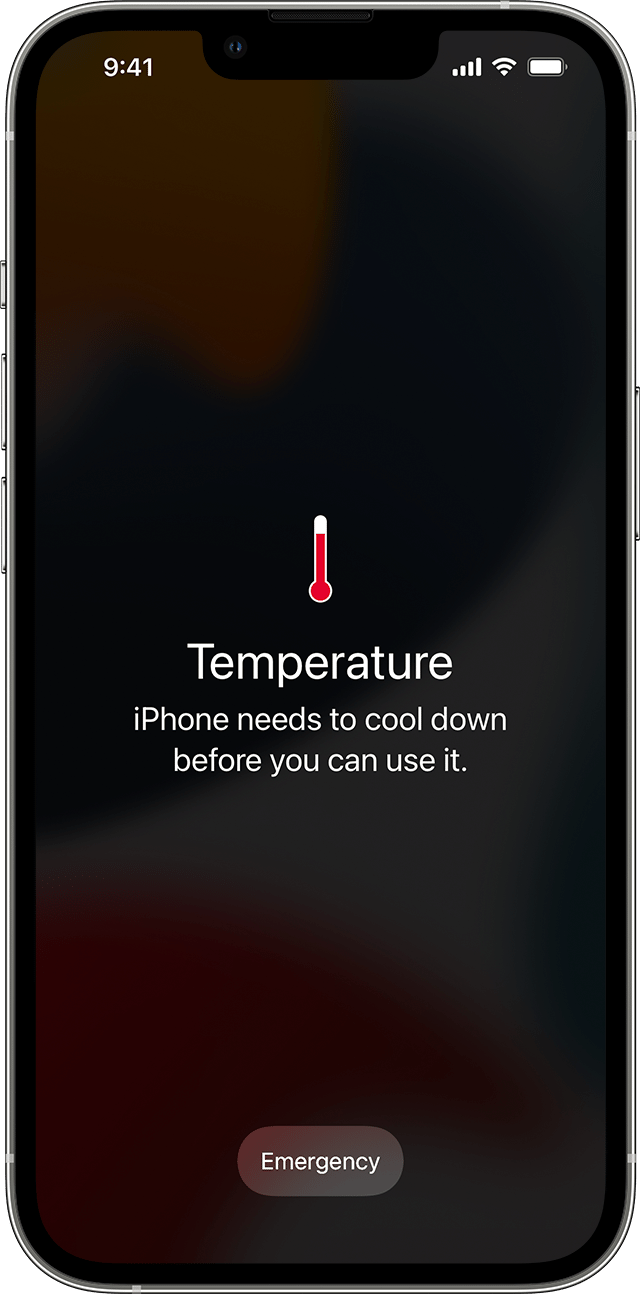 temperatura el iphone necesita enfriarse antes de poder usarlo