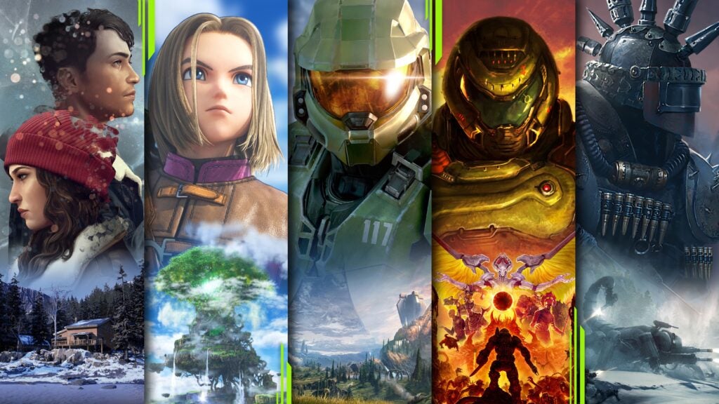 Collage de varios juegos de Xbox Game Pass Ultimate.