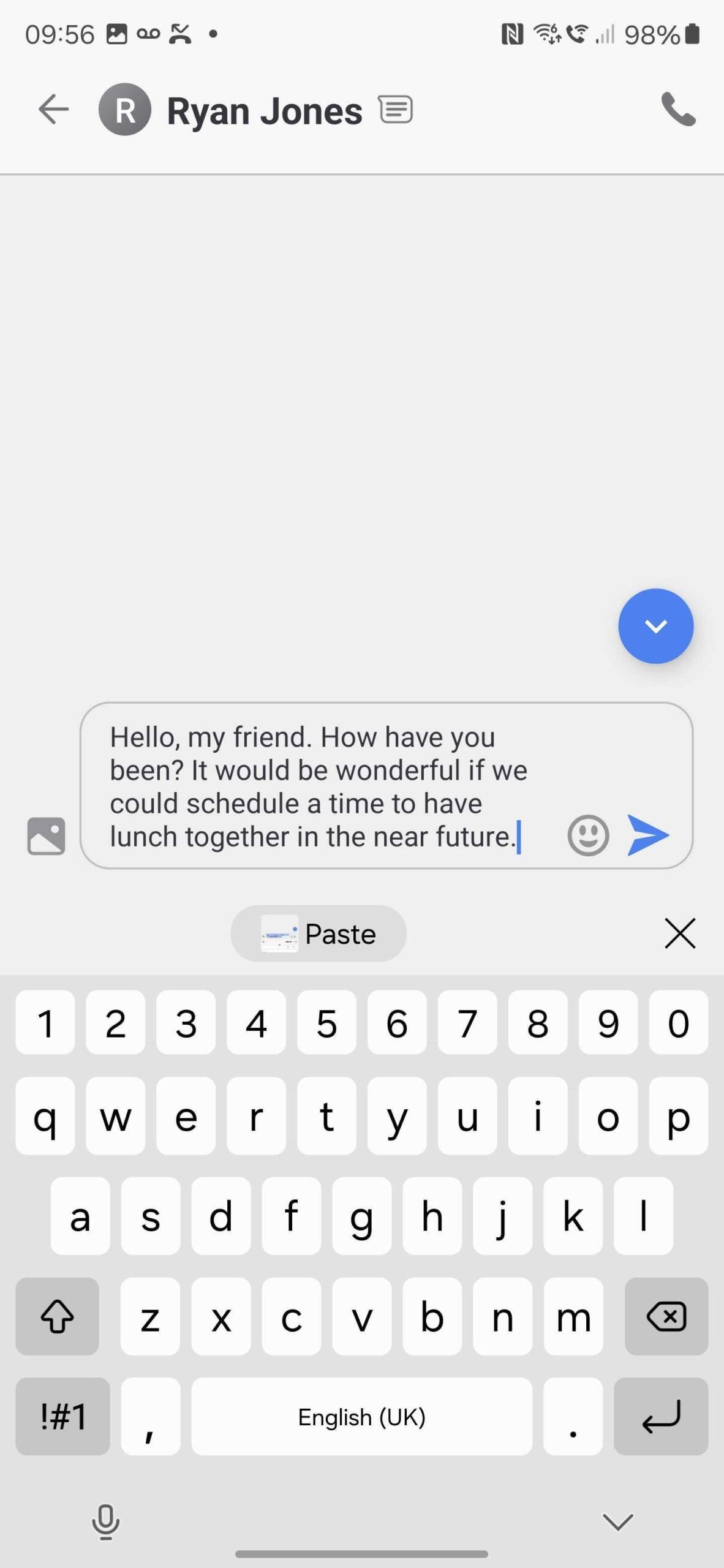 Cómo usar IA para escribir mensajes en el Samsung Galaxy S24