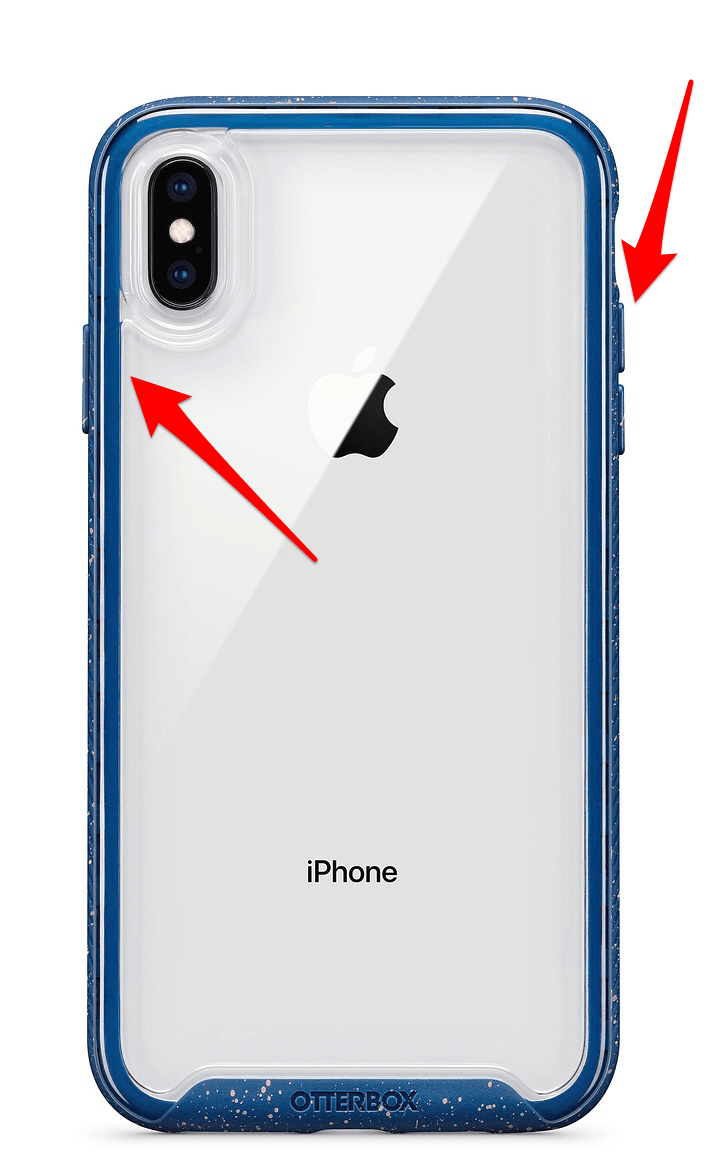 cómo hacer una captura de pantalla en iphone x y posterior