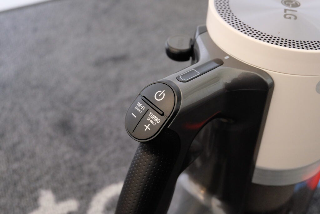 Botones de aspiradora tipo varilla inalámbricos con vaciado automático todo en uno LG CordZero