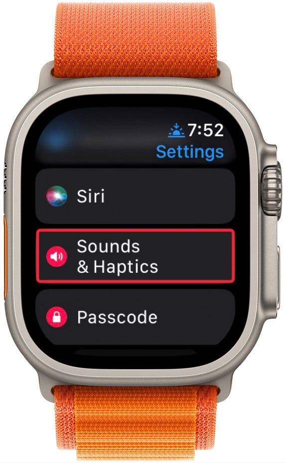 cómo subir el volumen en el apple watch